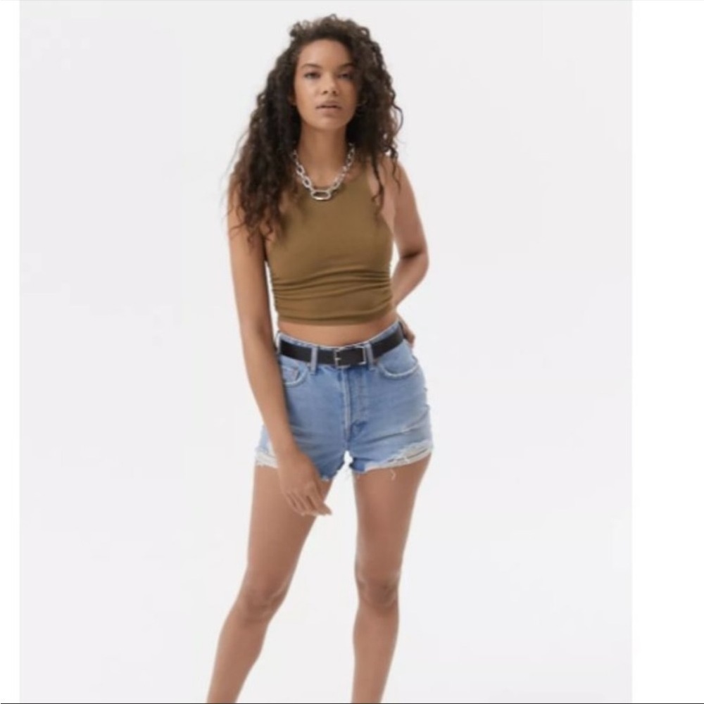 NEW! Urban Outfitters Out From Under Matchpoint Seamless Ruched Bra Top - XL